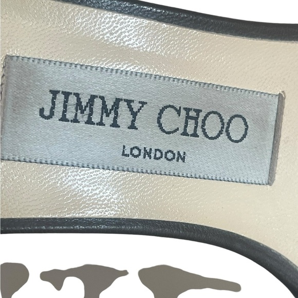 Jimmy Choo Strappy Wedge Heel Sandals in brown Leather size 36(6) - Picture 9 of 10